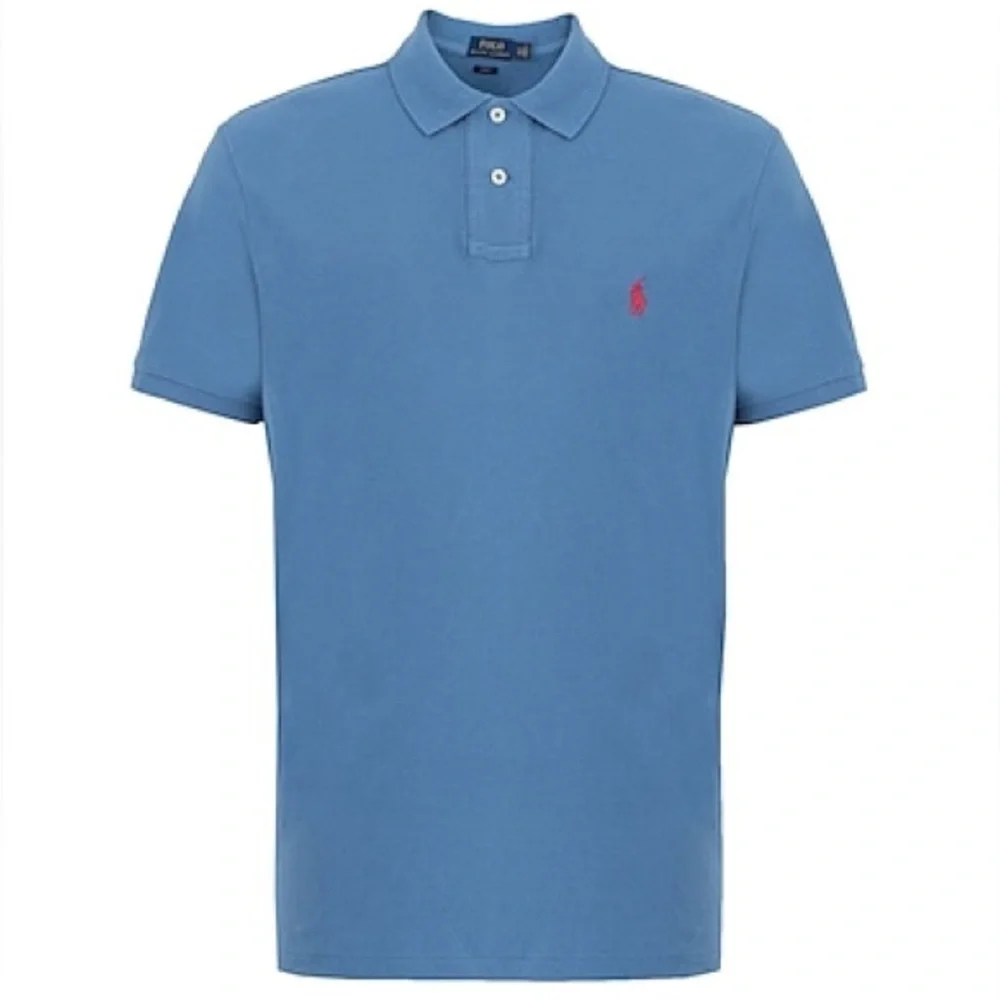 NWT Polo Ralph Lauren Custom Slim Fit Pastel Blue 100% Cotton Size XL Retail 110
